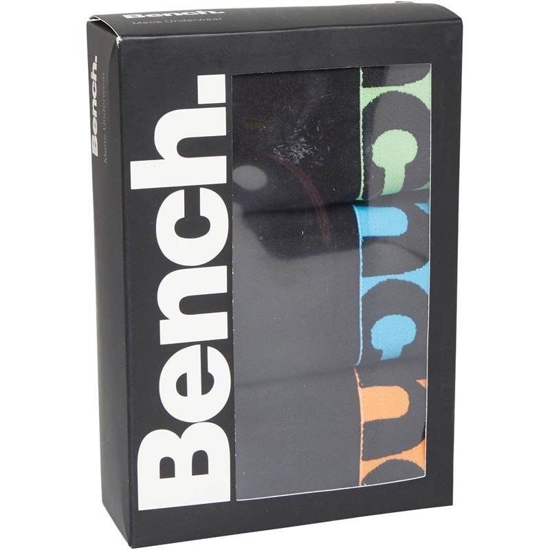 Bench Mens Action Three Pack Boxers Black/Black/Black - Image 2