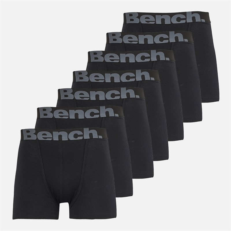 Bench Mens Suttonia Seven Pack Boxers Black - Image 1