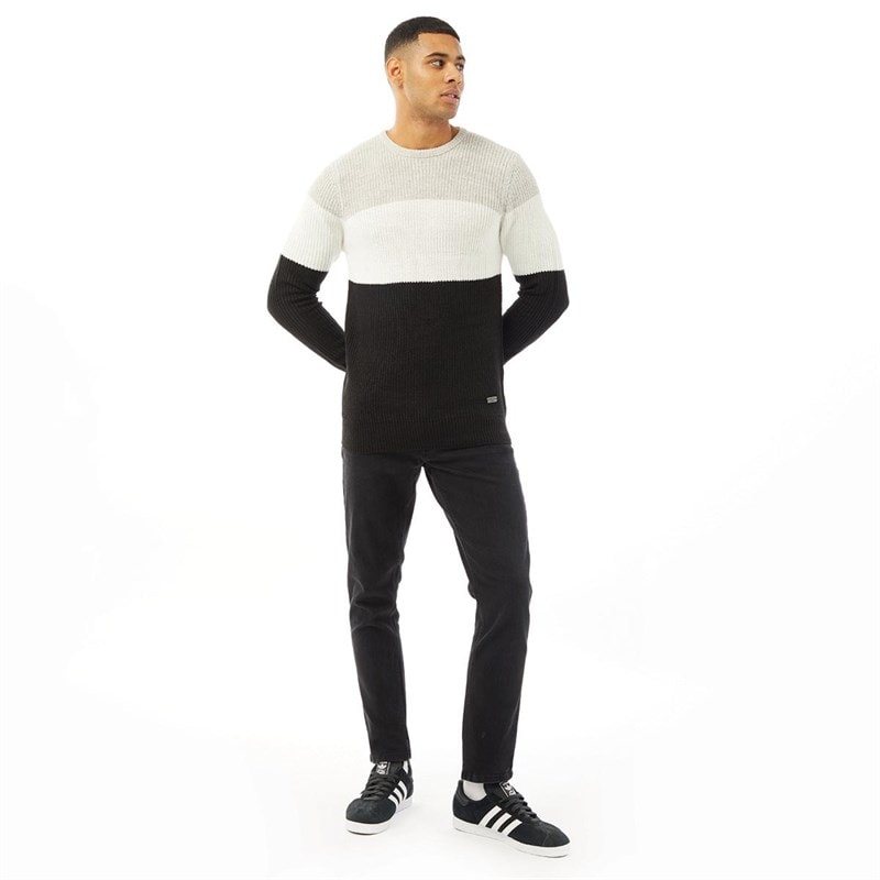 Bench Mens Eddie 22 Slim Fit Jeans Black - Image 3