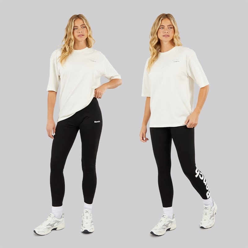 Bench Womens Renza Two Pack Leggings Black - Image 3