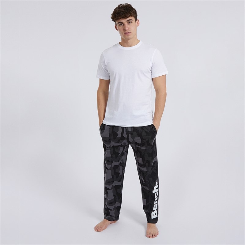 Bench Mens Moores Jersey Pants Black - Image 3