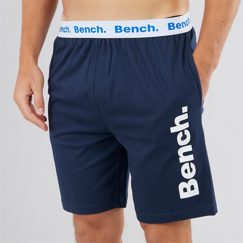 Bench Mens United T-shirt And Shorts Loungewear Set Royal/Navy - Image 3