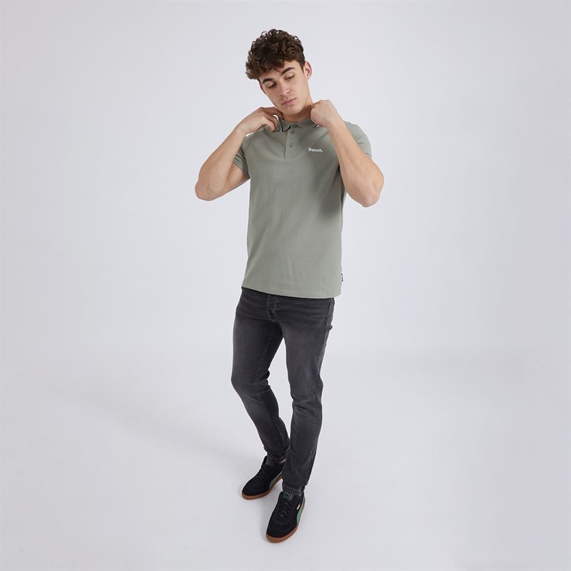 Bench Mens Eddie 22 Slim Fit Jeans Mid Grey - Image 4