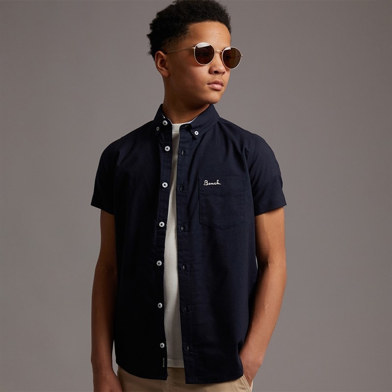 Bench Boys Trajan T-Shirt Shirt And Chino Shorts Set Winter White/Navy/Stone - Image 3