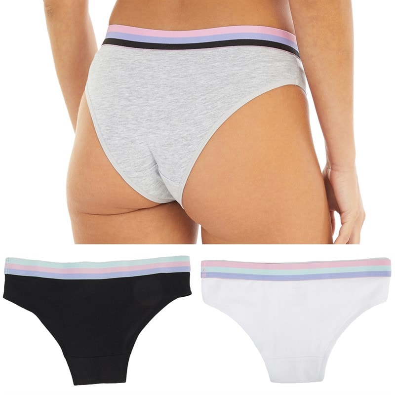 Bench Womens Morgana Three Pack Briefs Assorted - Image 2