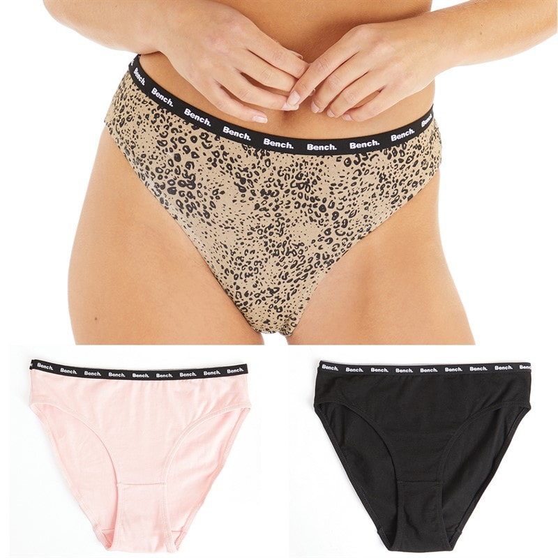 Bench Womens Divine Three Pack Briefs Multi