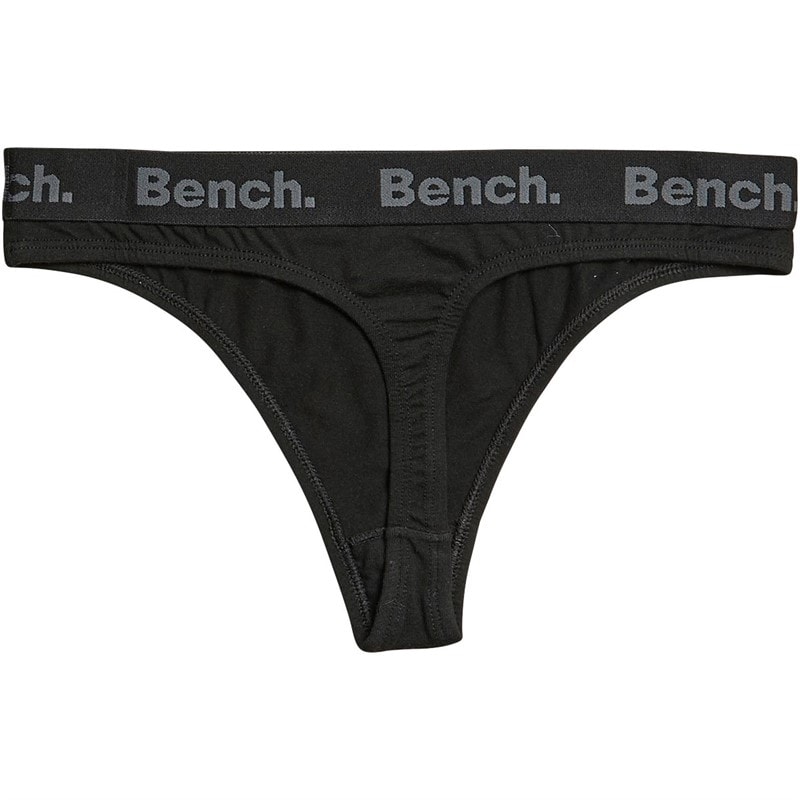 Bench Womens Dan Three Pack Thongs Black - Image 2