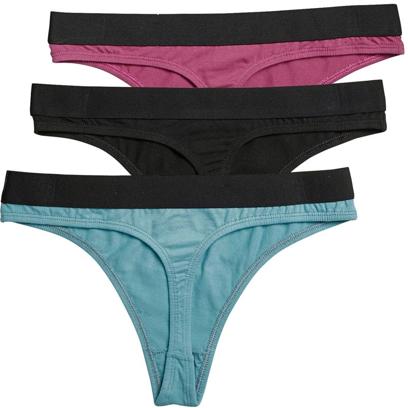 Bench Womens Spirit Three Pack Thongs Multi - Image 2