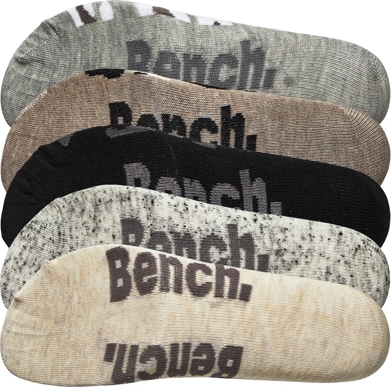 Bench Womens Heather Five Pack Socks Multi - Image 2