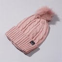 Bench Womens Ivanna Bobble Hat Dusty Pink