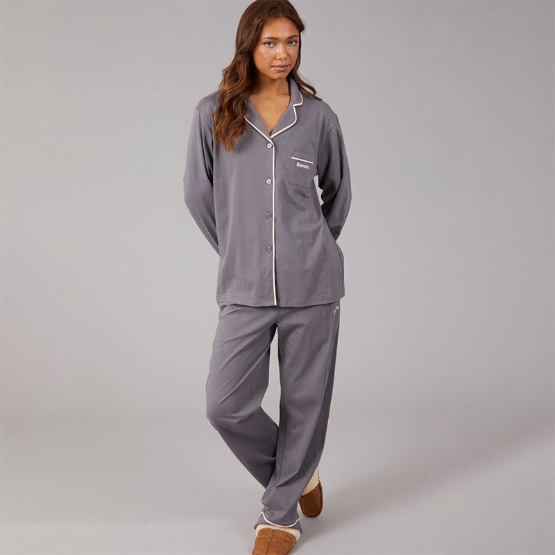 Bench Womens Angelika Pyjamas Charcoal - Image 1