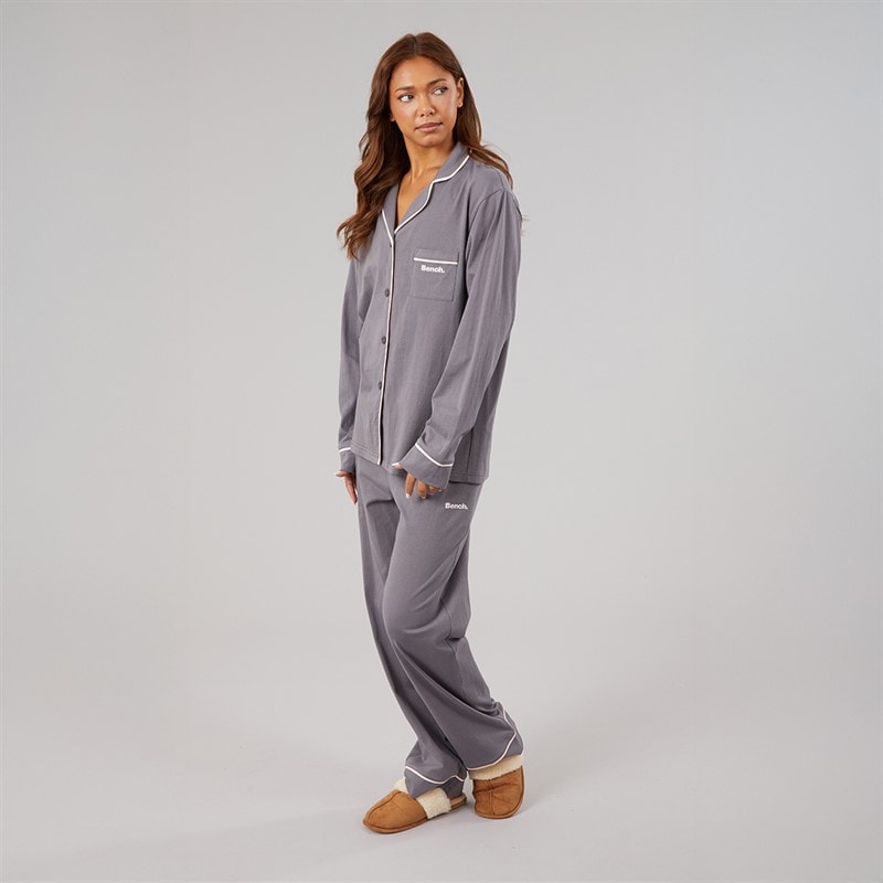 Bench Womens Angelika Pyjamas Charcoal - Image 4