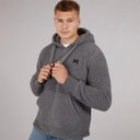 Bench Mens Tommy Zip Hoodie Charcoal