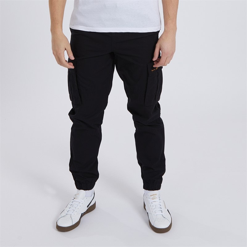 Bench Mens Devvie Cargo Pants Black