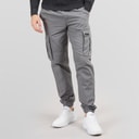 Bench Mens Devvie Cargo Pants Steel Grey
