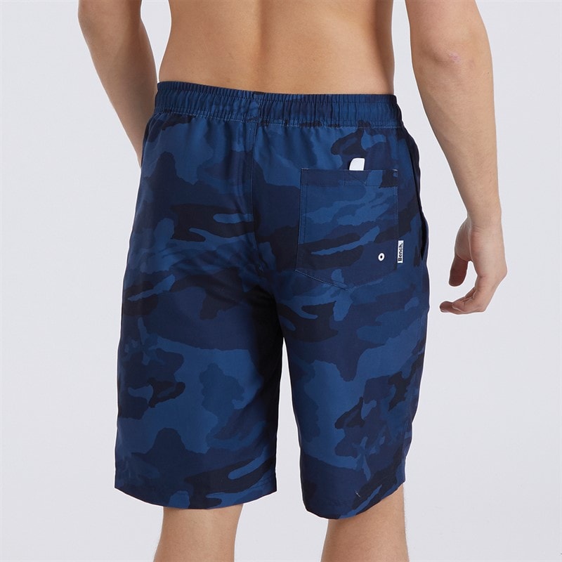 Bench Mens Bermuda Swim Shorts Blue Camo - Image 2