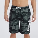 Bench Mens Bermuda Swim Shorts Black Camo
