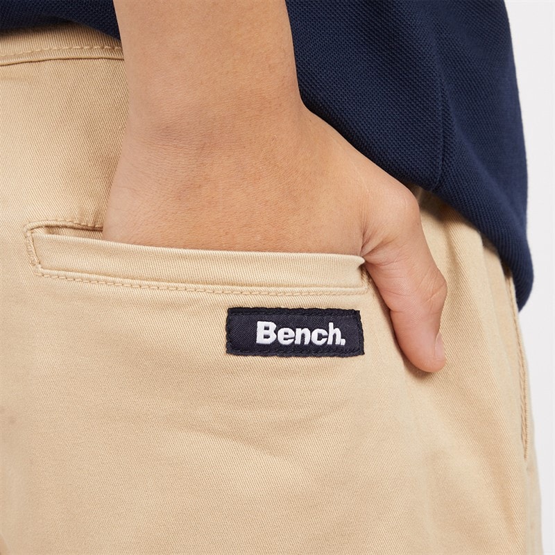 Bench Boys Trilson Polo Shirt And Chino Shorts Set Navy/Stone - Image 3