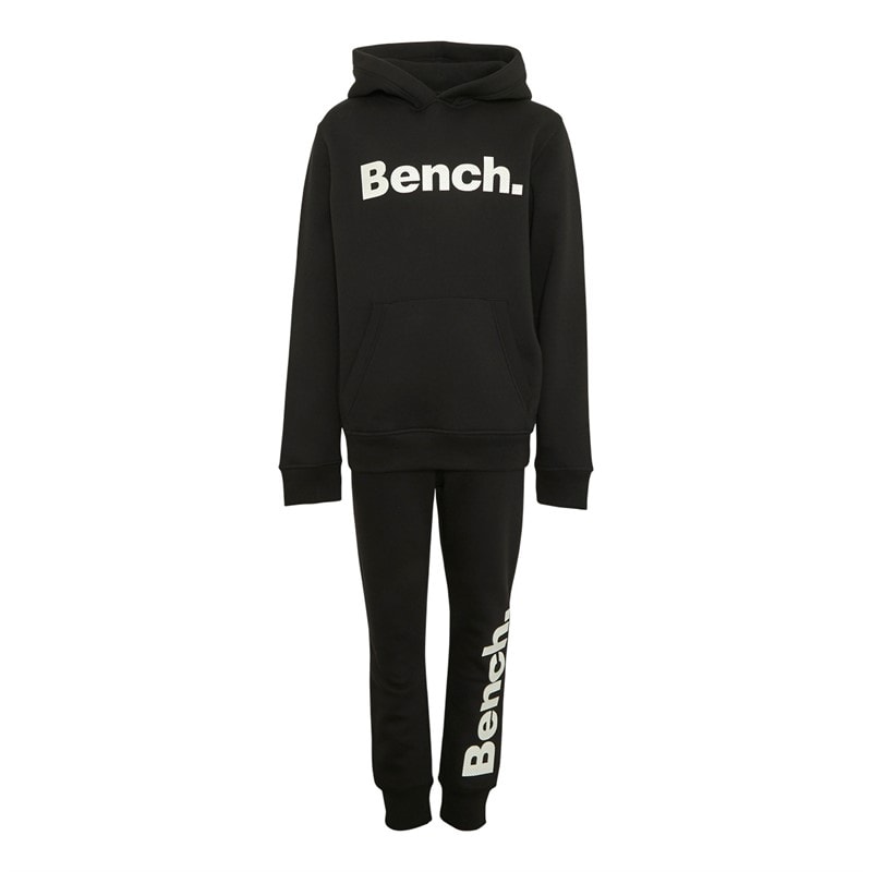 Bench Boys Judoon Hoodie Joggers And Gilet Set Black - Image 2