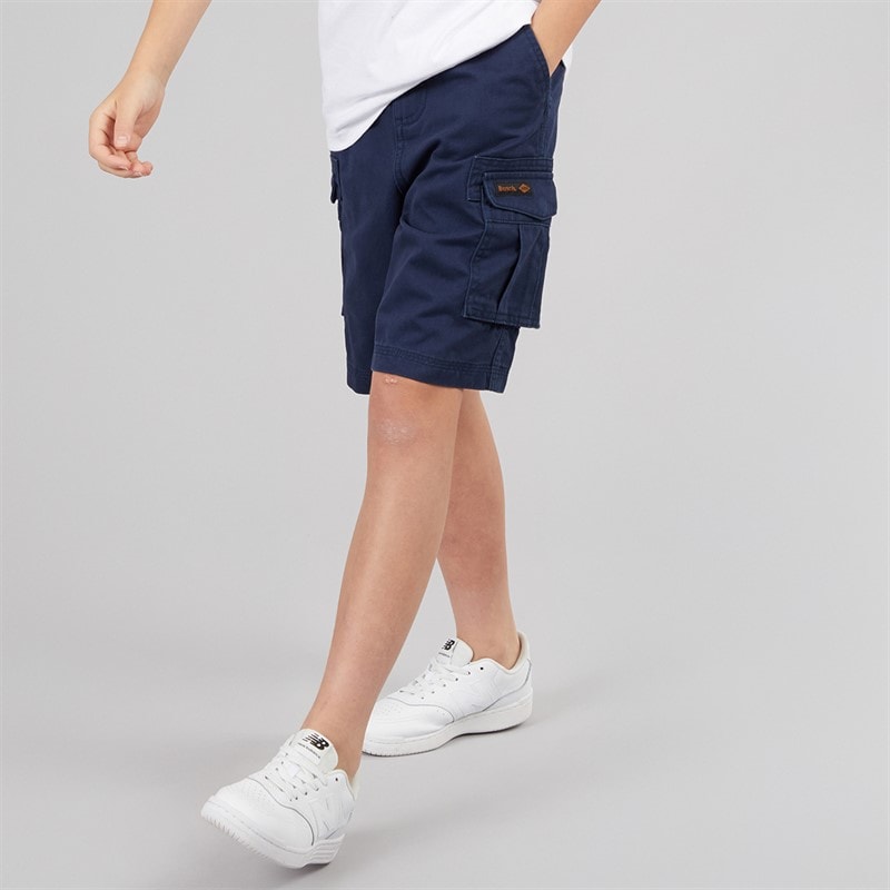 Bench Boys Noahs Twill Cargo Shorts Navy - Image 1