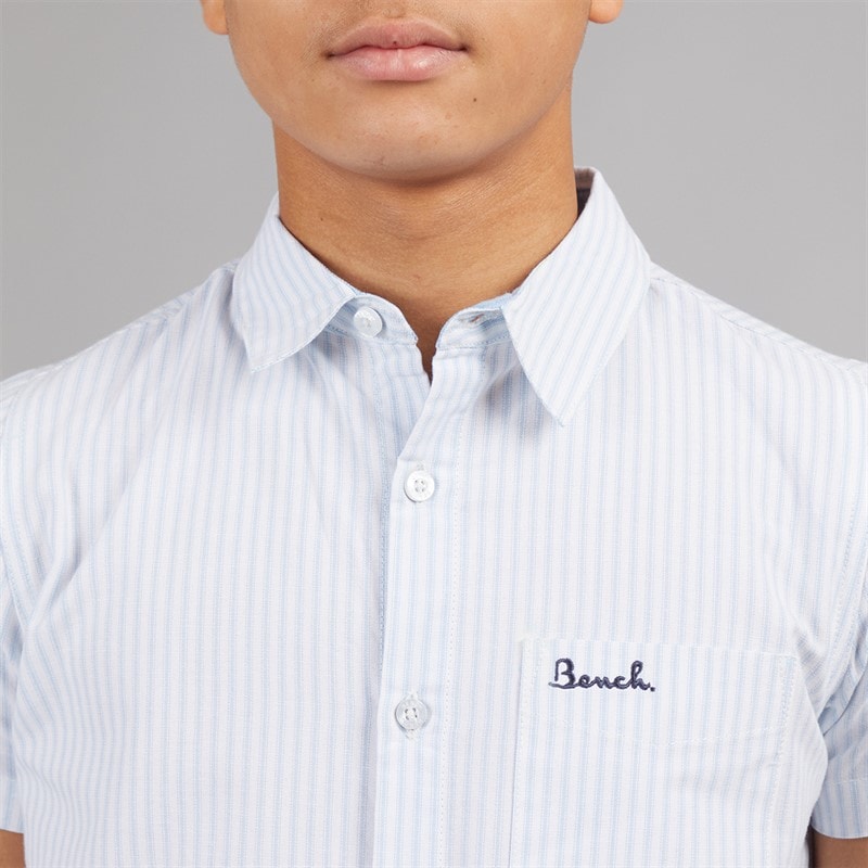 Bench Boys Werter T-Shirt Short Sleeve Shirt And Chino Shorts Set White/Navy/Denim - Image 5