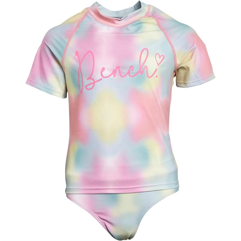Bench Girls Yona Swimming T-Shirt And Brief Set Tie Dye - Image 2