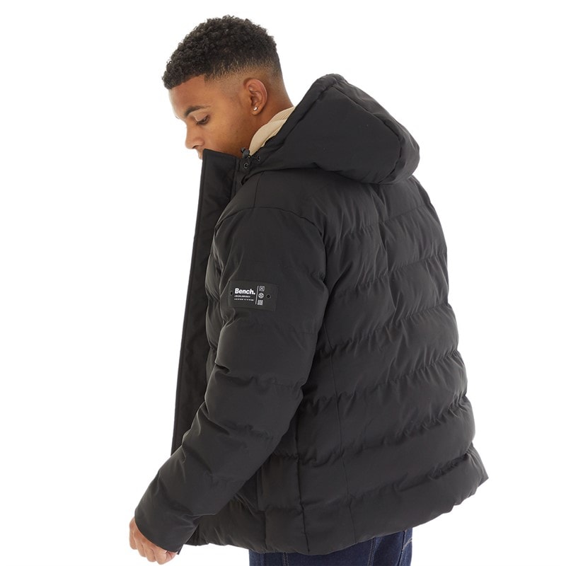 Bench Mens Tomero Padded Jacket Black - Image 2