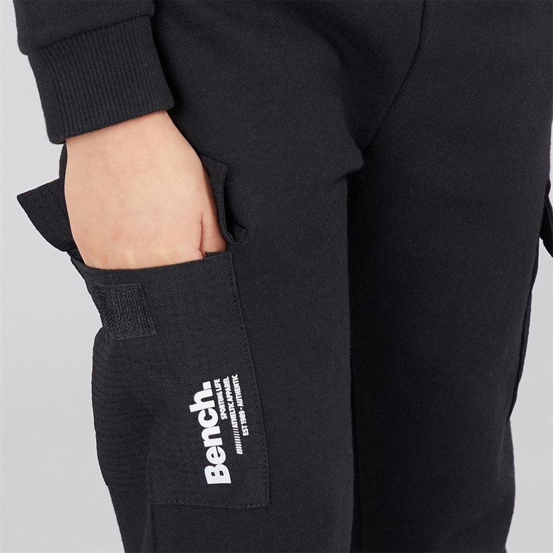 Bench Boys Sweatshirt And Joggers Set Black - Image 3