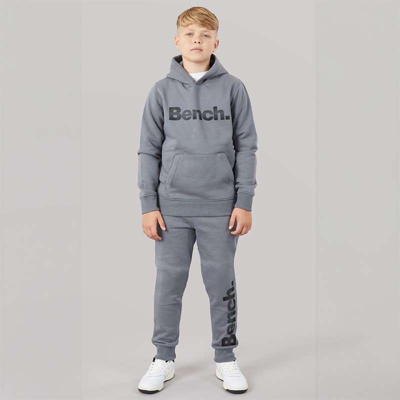 Bench Boys Mando Tracksuit And Gilet Set Steel Grey - Image 4
