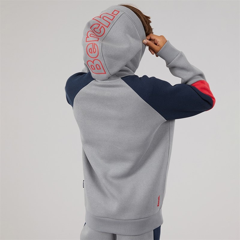 Bench Boys Regame Tracksuit Mid Grey - Image 3