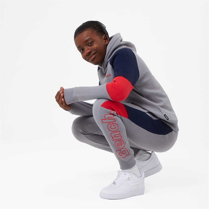 Bench Boys Regame Tracksuit Mid Grey - Image 5