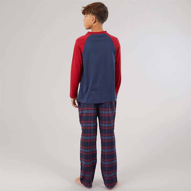 Bench Boys Clowes Pyjamas Navy/Red - Image 2