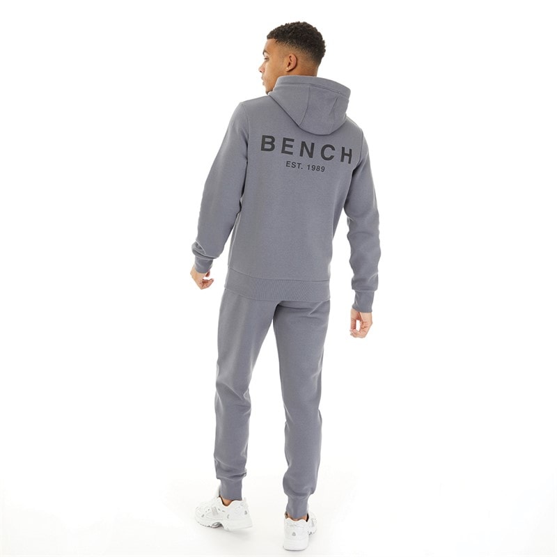 Bench Mens Terren Tracksuit Steel Grey - Image 3
