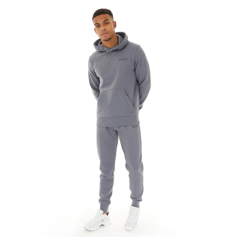 Bench Mens Terren Tracksuit Steel Grey - Image 4