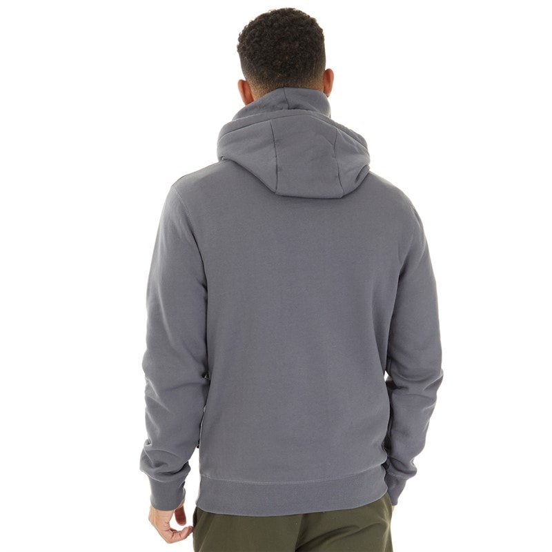 Bench Mens Woosh Hoodie Steel Grey - Image 2