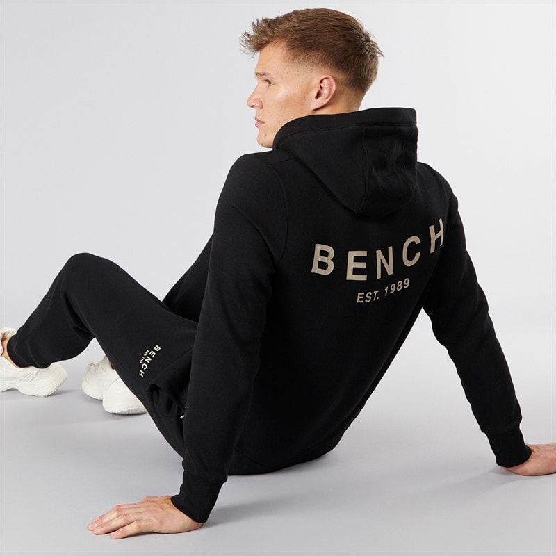 Bench Mens Terren Tracksuit Black - Image 3