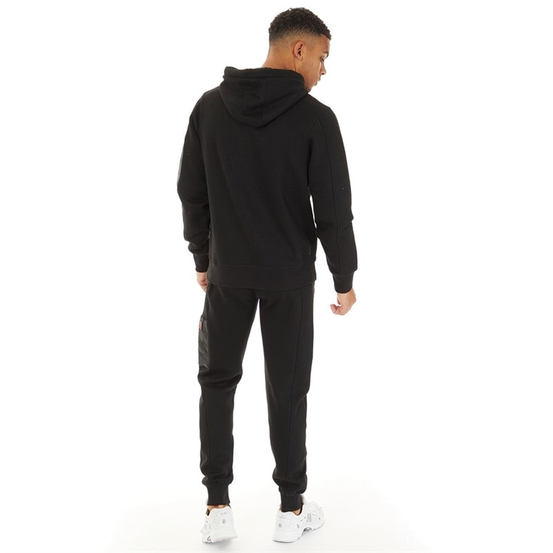 Bench Mens Croster Tracksuit Black - Image 3