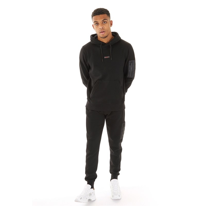 Bench Mens Croster Tracksuit Black - Image 4