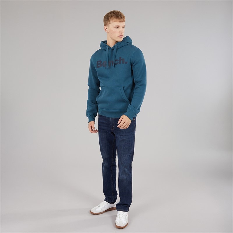 Bench Mens Skinner Spots Hoodie Dusty Teal - Image 3