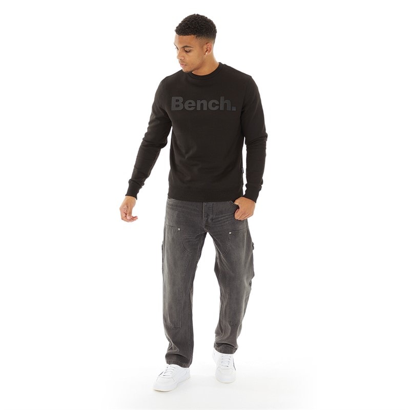 Bench Mens Lalond Sweatshirt Black - Image 4