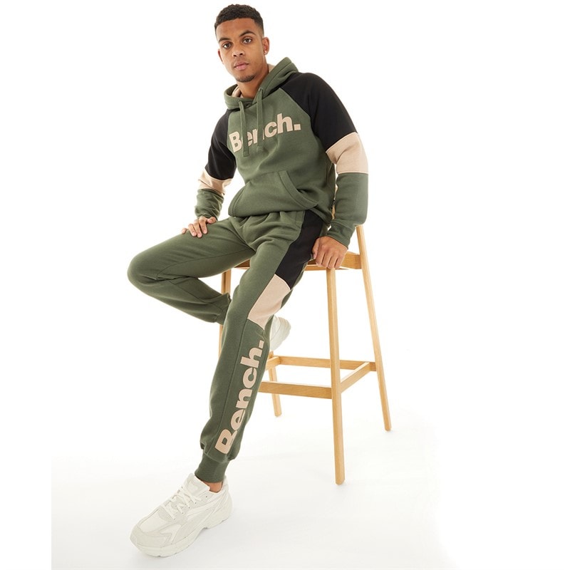 Bench Mens Grenno Tracksuit Khaki