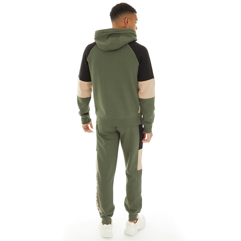 Bench Mens Grenno Tracksuit Khaki - Image 3
