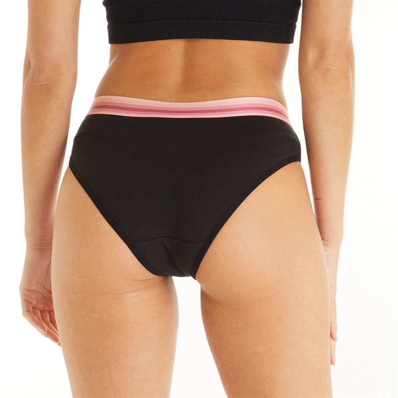 Bench Womens Delphie Five Pack Briefs Black - Image 2