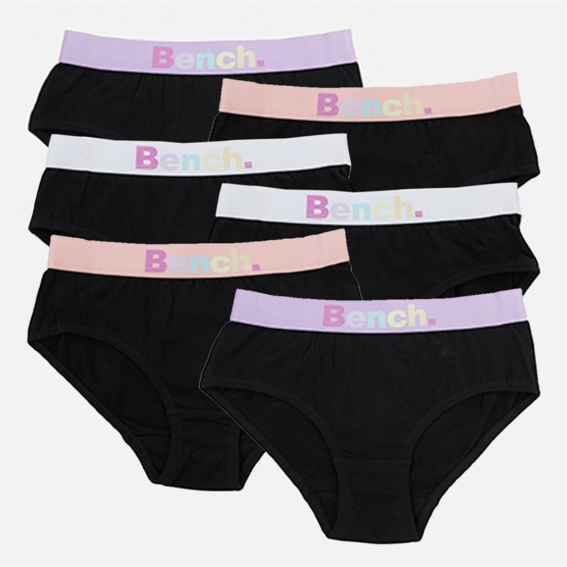 Bench Girls Kornelia Six Pack Briefs A Black - Image 1