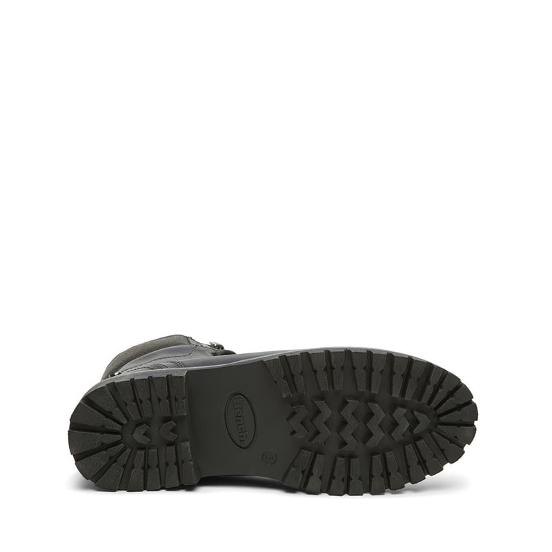 Bench Mens Oldham Aviator Boots Black - Image 2