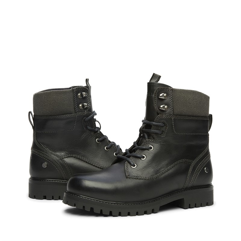 Bench Mens Oldham Aviator Boots Black - Image 5