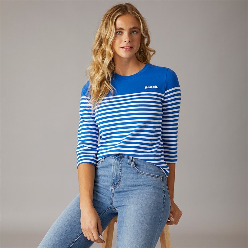 Bench Womens Arian T-Shirt Cobalt Blue - Image 1
