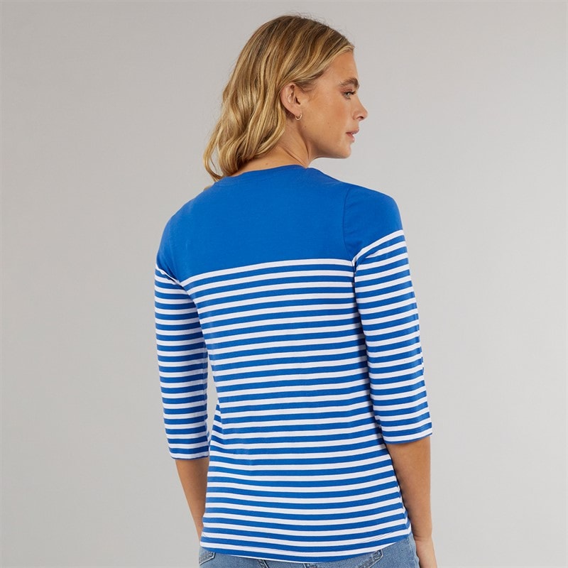 Bench Womens Arian T-Shirt Cobalt Blue - Image 2