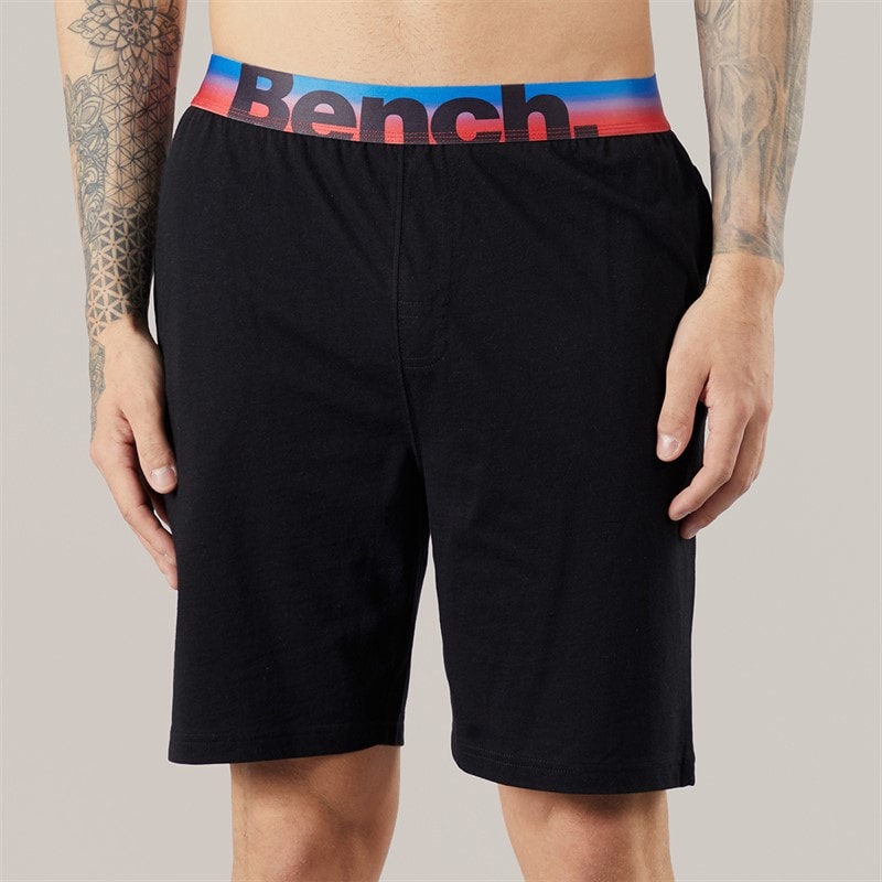 Bench Mens Hatan Lounge Shorts Black - Image 3