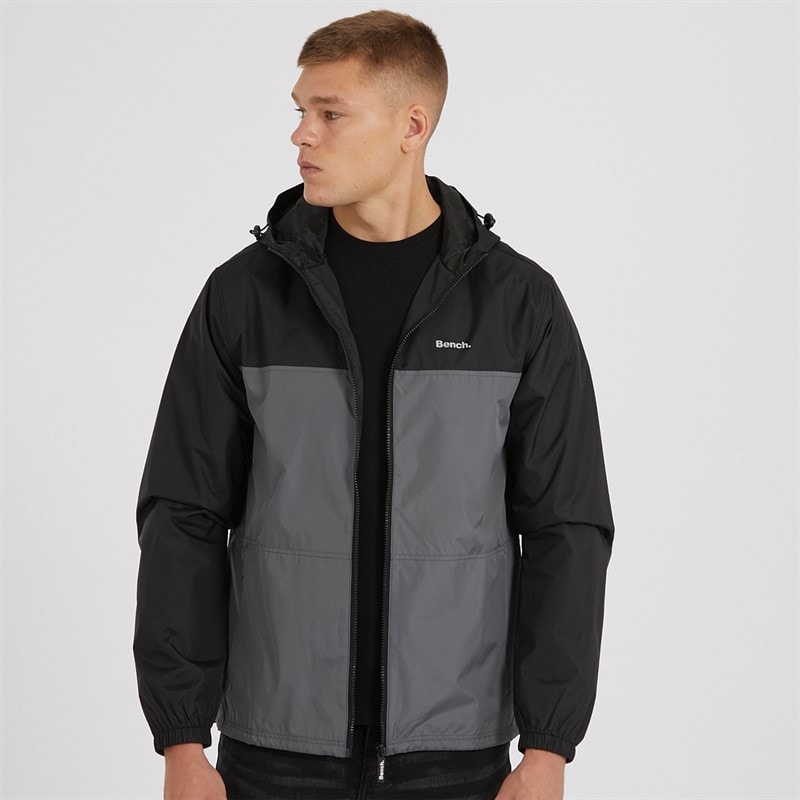 Bench Mens Pixem Jacket Black/Steel Grey - Image 1